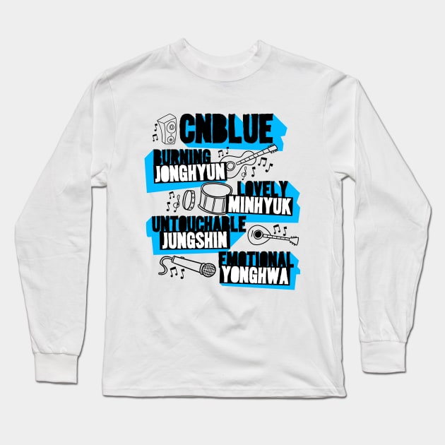 CNBLUE Long Sleeve T-Shirt by skeletonvenus